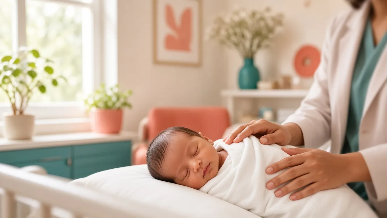 Newborn care consultation at Tiny Totz Kids Clinic in Puppalguda, Hyderabad